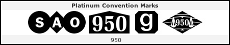Platinum Convention Marks | Sheffield Assay Office